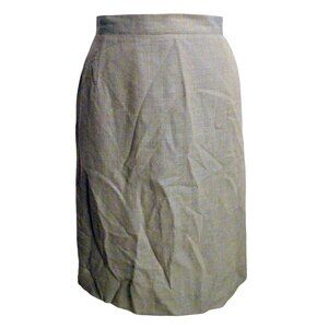 Giorgio Armani Le Collezioni Size 12 Skirt Linen Flax blend Vintage Lined Pencil